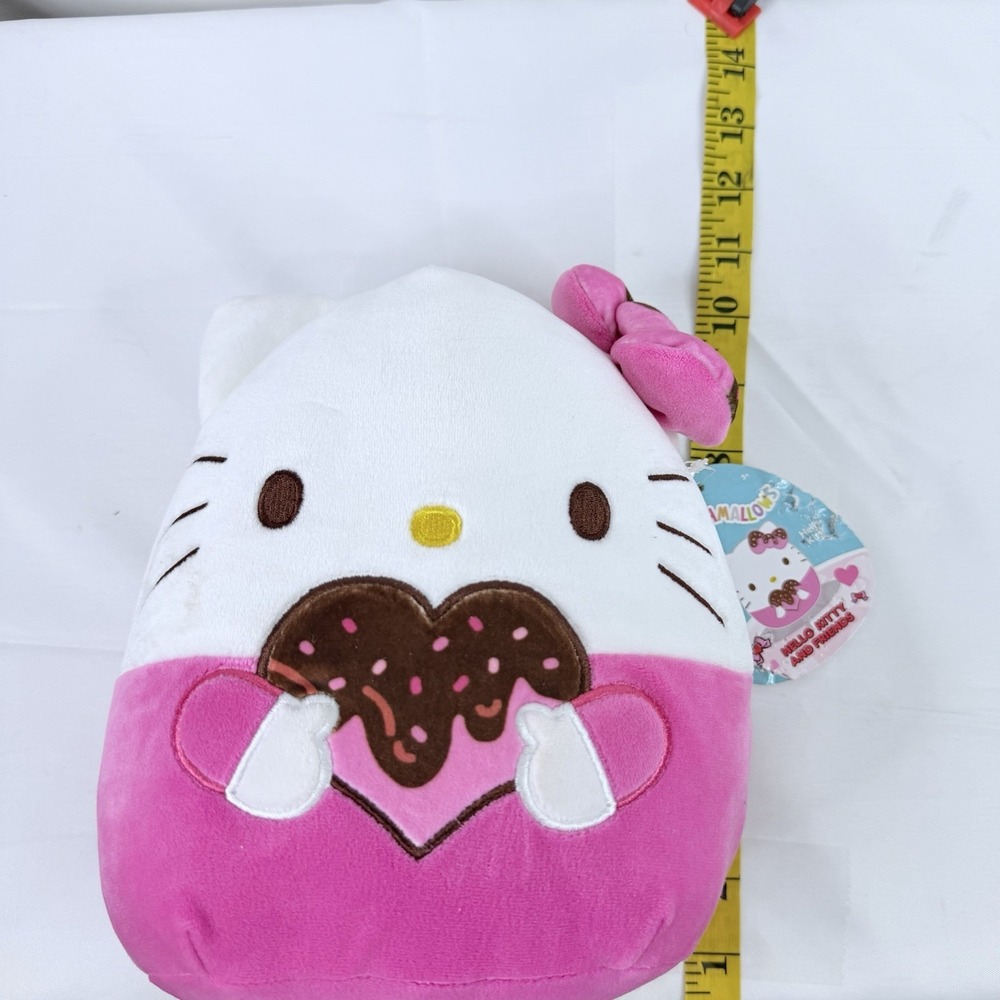 Squishmallows Plush Sanrio‎ Hello Kitty Valentines 2024 Hello Kitty 8" NWT